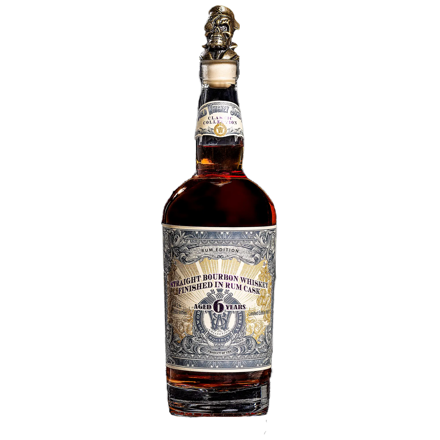 World Whiskey Society Classic Collection 6 Year Straight Bourbon Finished in Rum Cask