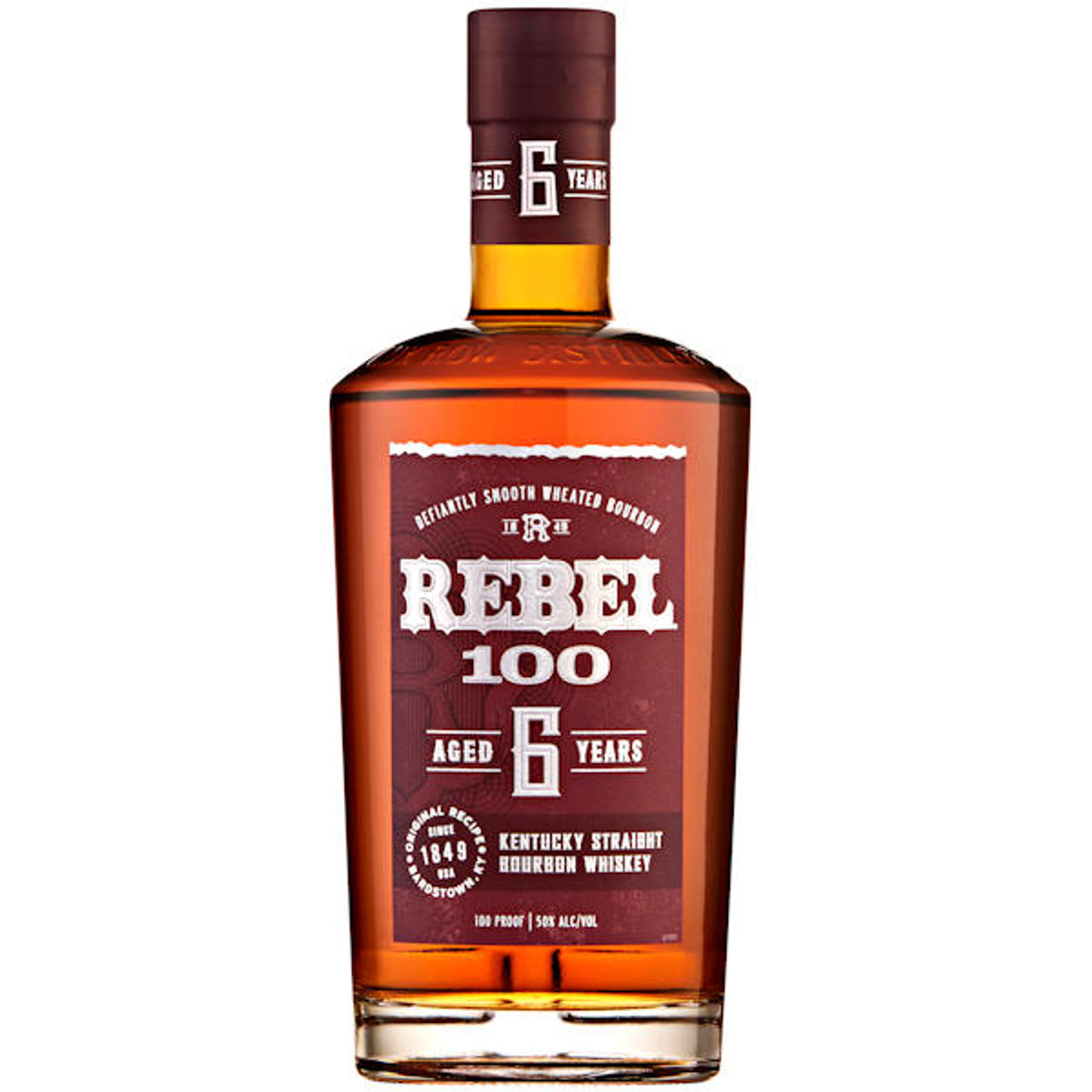 REBEL 100 6-YEAR-OLD KENTUCKY STRAIGHT BOURBON WHISKEY