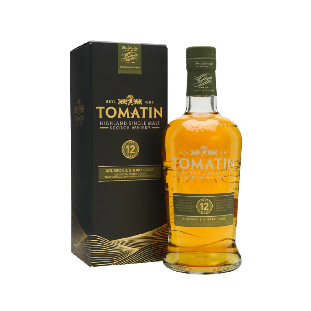 TOMATIN 12 YEARS SINGLE MALT SCOTCH 750ML