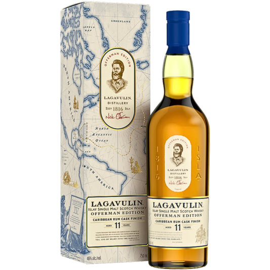 Lagavulin 11 Year Offerman Edition Caribbean Rum Cask Finish Scotch - 2024