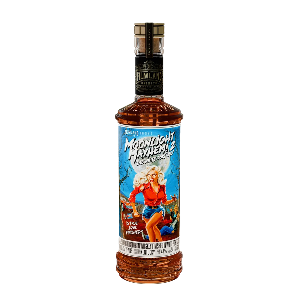Filmland Spirits Moonlight Mayhem! 2 The White Port Wolf Straight Bourbon Whiskey