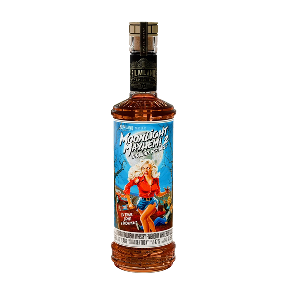 Filmland Spirits Moonlight Mayhem! 2 The White Port Wolf Straight Bourbon Whiskey
