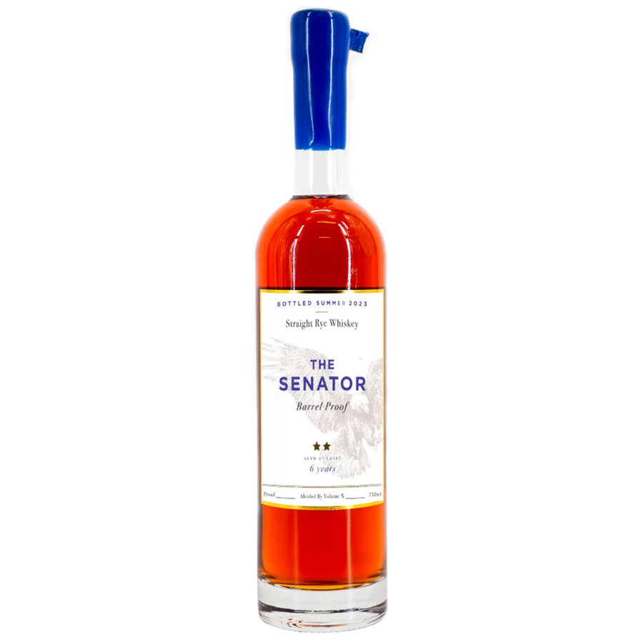 The Senator 6 Year Barrel Proof Straight Rye Whiskey