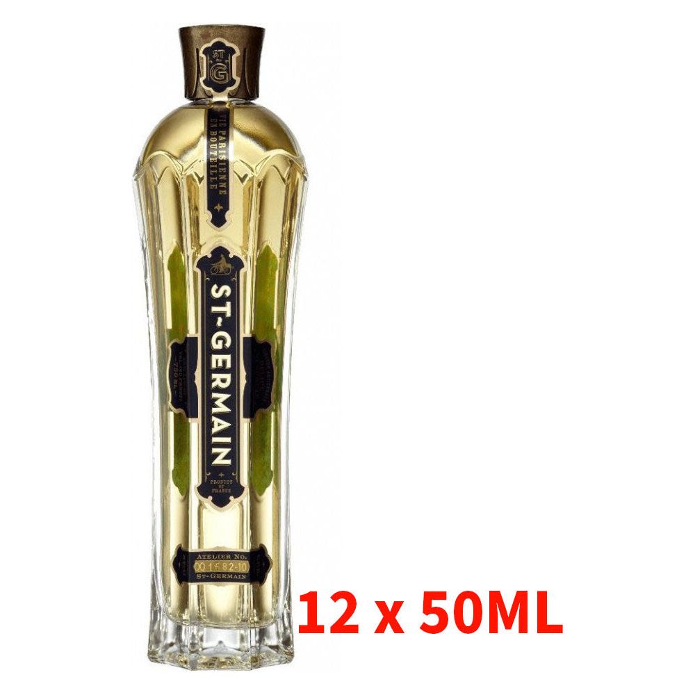 St Germain Liqueur 12 x 50ml | Mini Alcohol Bottles:Bourbon Central