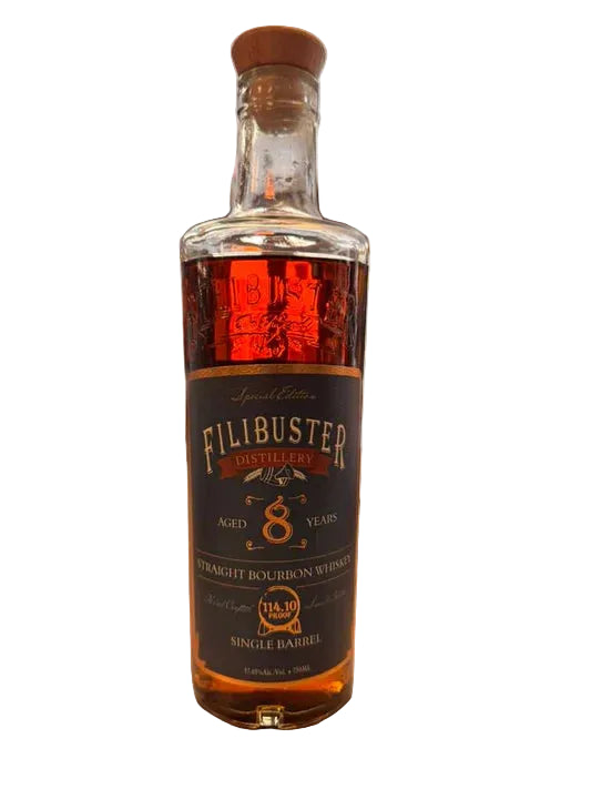 Filibuster 8 Year Single Barrel Bourbon