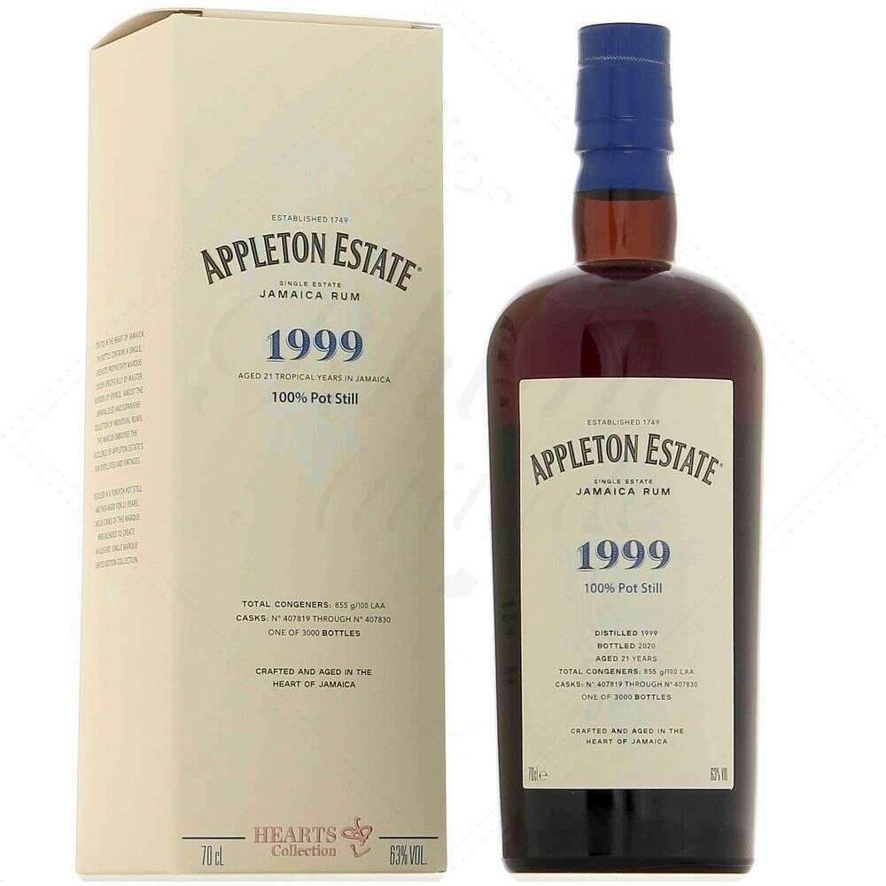 Appleton Estate 1999 Hearts Collection Jamaican Rum:Bourbon Central