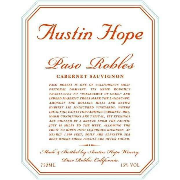 Austin Hope Cabernet Sauvignon:Bourbon Central