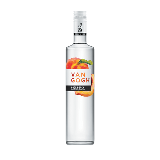 Van Gogh Cool Peach Vodka 750ml:Bourbon Central