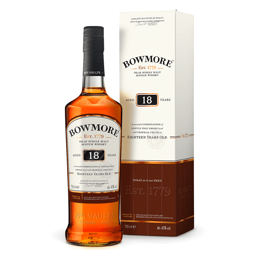 Bowmore 18 Year Old Single Malt Scotch Whisky - Bourbon Central