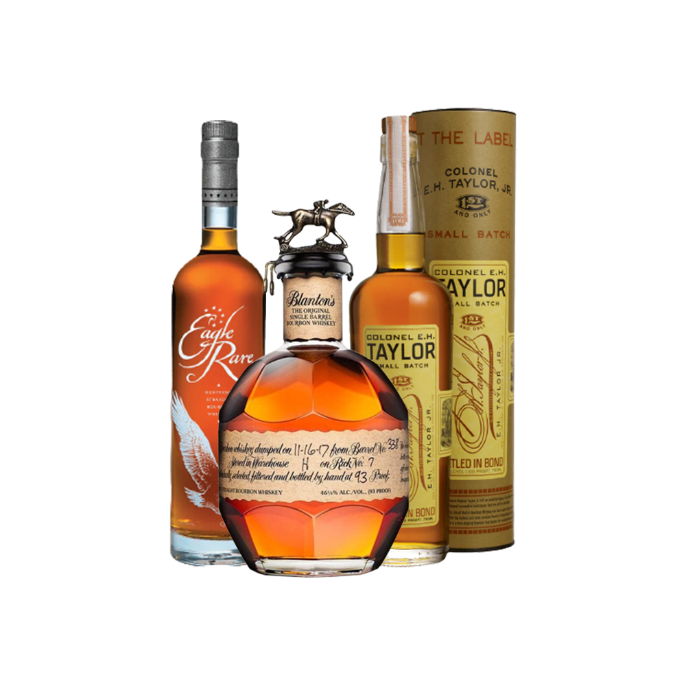 Buffalo Trace Bundle: Blantons, Eagle Rare, E.H. Taylor Small Batch:Bourbon Central