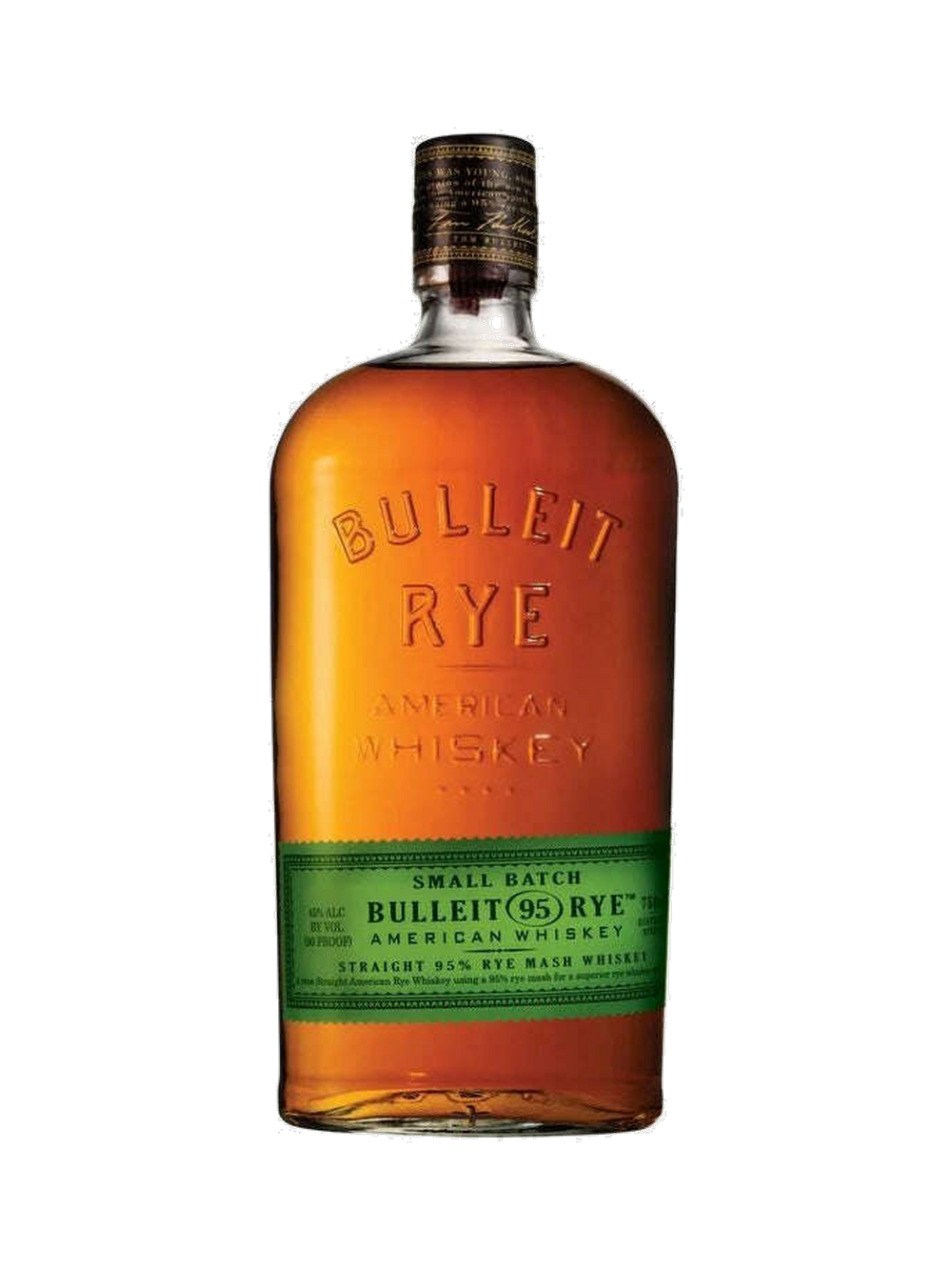 Bulleit Rye Mash Bourbon Whiskey, $38.09 — normalized editorial product photo, Bourbon Central