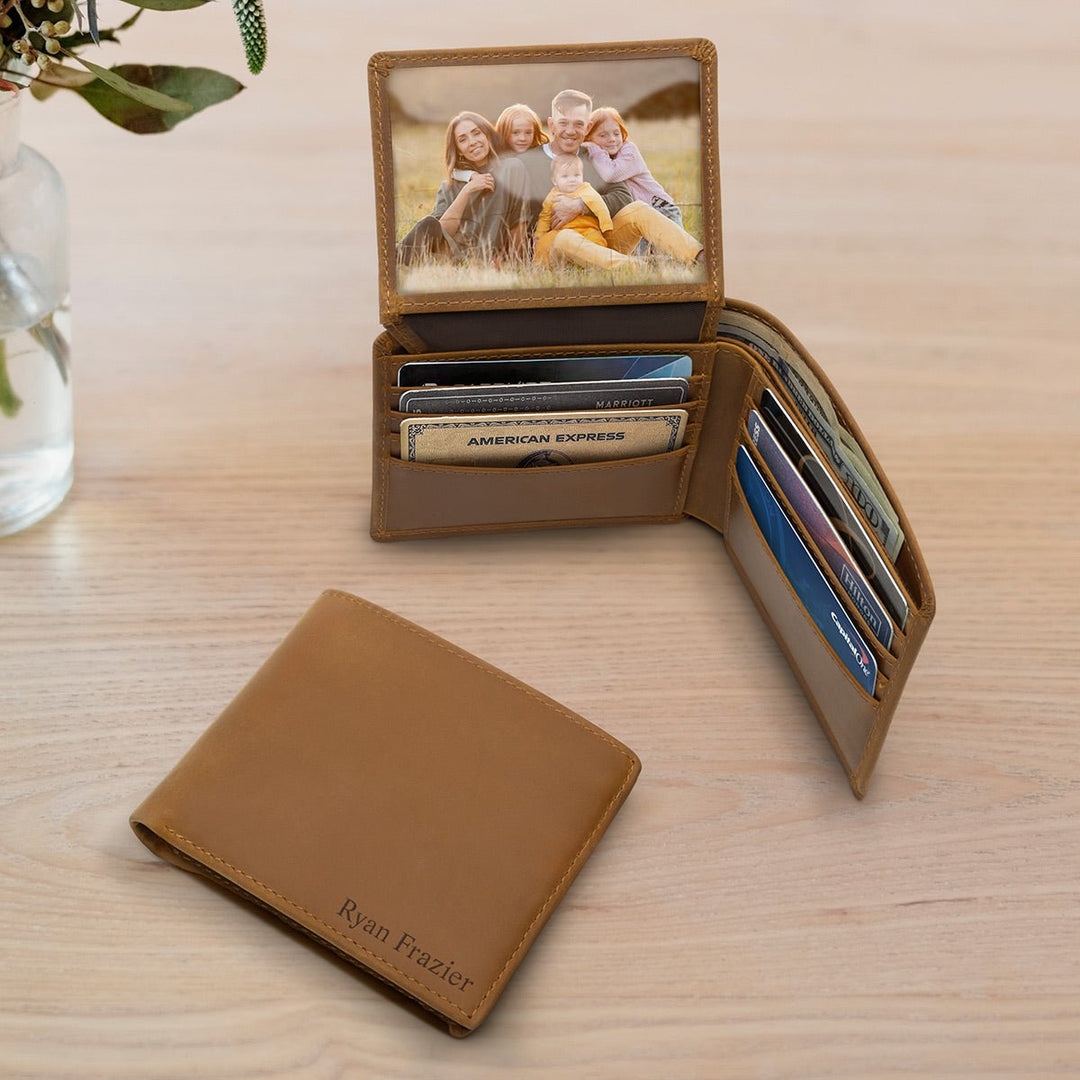 Executive Leather Wallet - RFID Protected