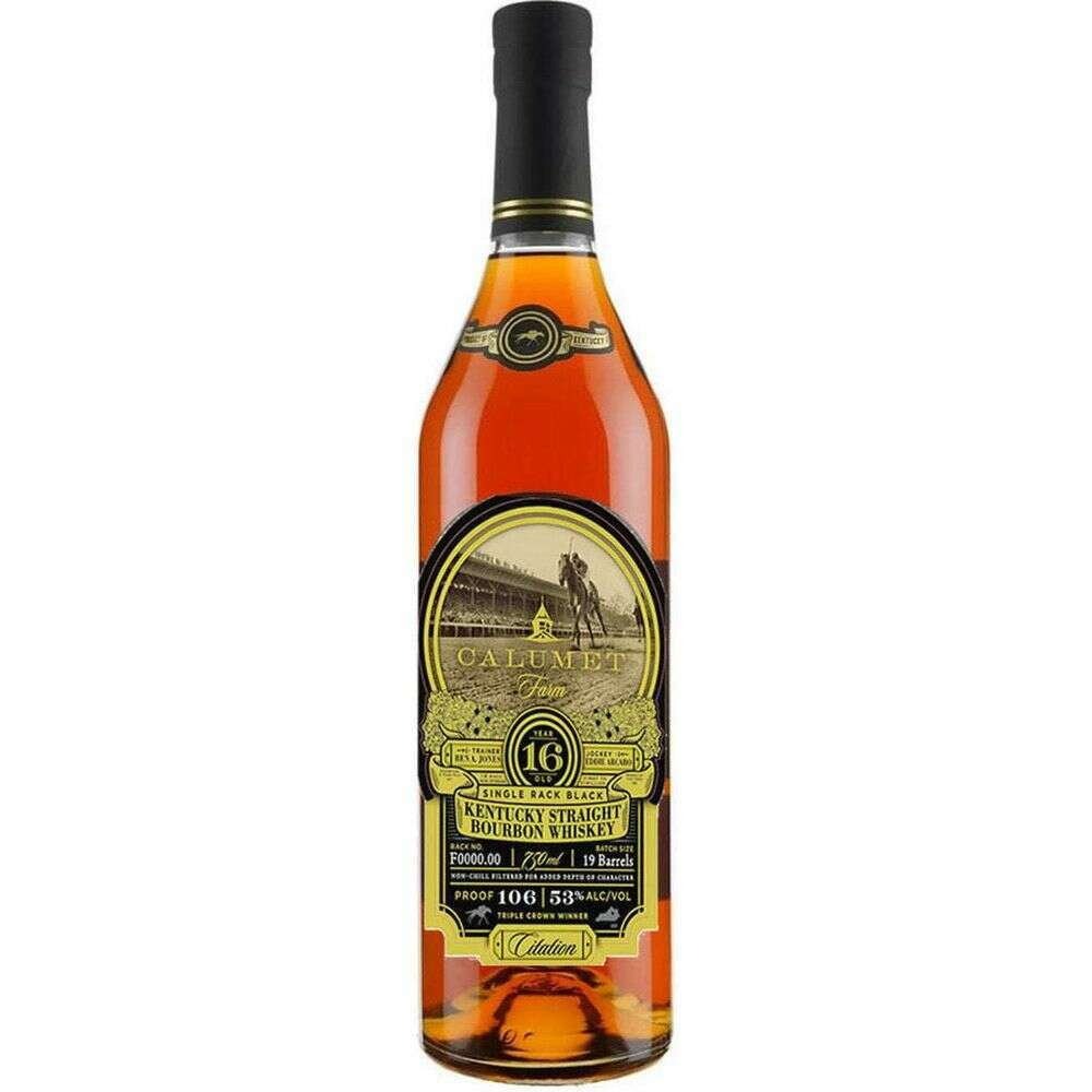 Calumet Farm 16 Year Single Rack Black Bourbon - Bourbon Central
