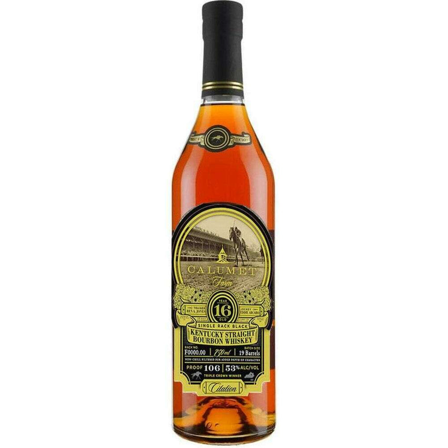 Calumet Farm 16 Year Single Rack Black Bourbon - Bourbon Central