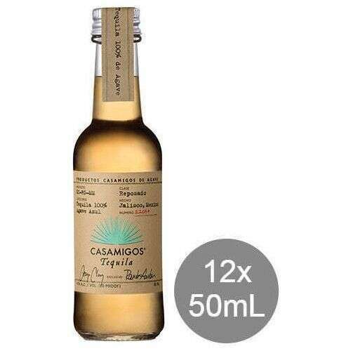 Casamigos Reposado 12 x 50mL | Mini Alcohol Bottles:Bourbon Central