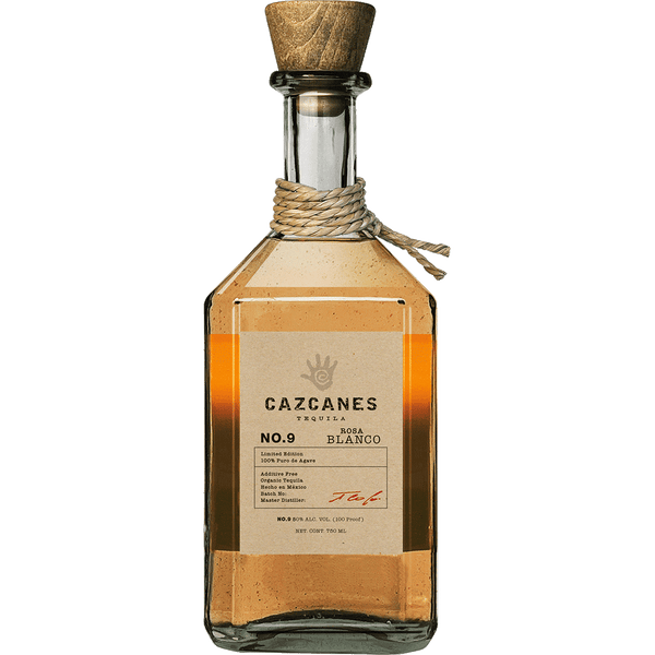 Cazcanes No.9 Rosa Blanco Tequila 100% Puro De Agave