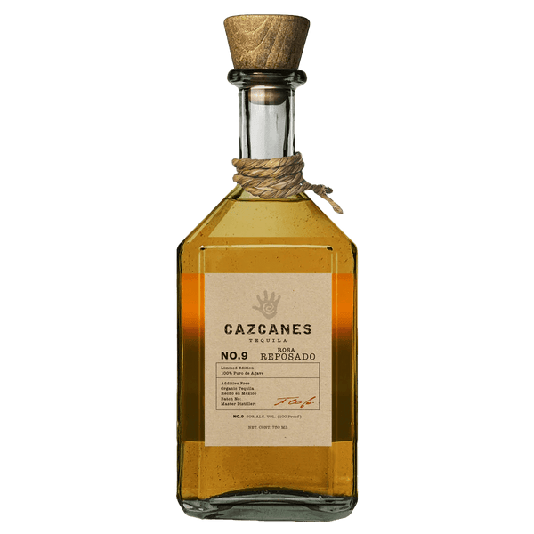 Cazcanes No.9 Rosa Reposado Tequila 100% Puro De Agave