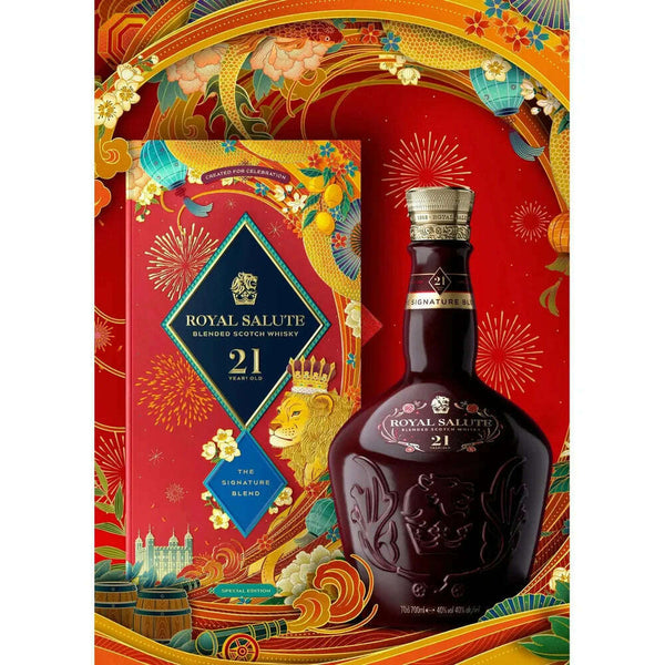 Chivas Regal Lunar Royal Salute Scotch 21.