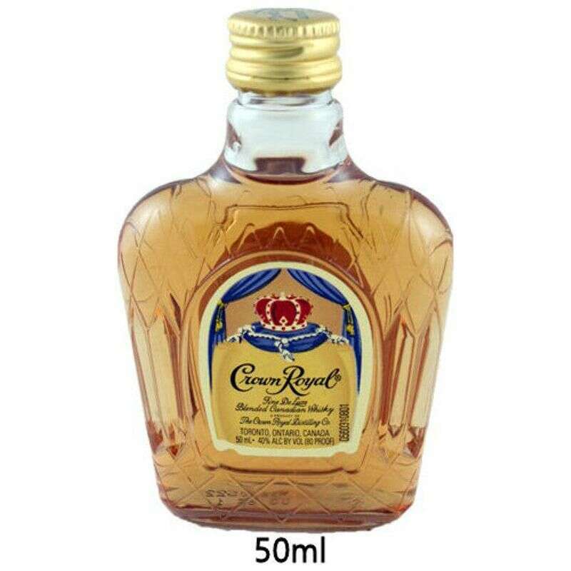 Crown Royal Peach 12 x 50ml | Mini Alcohol Bottles:Bourbon Central