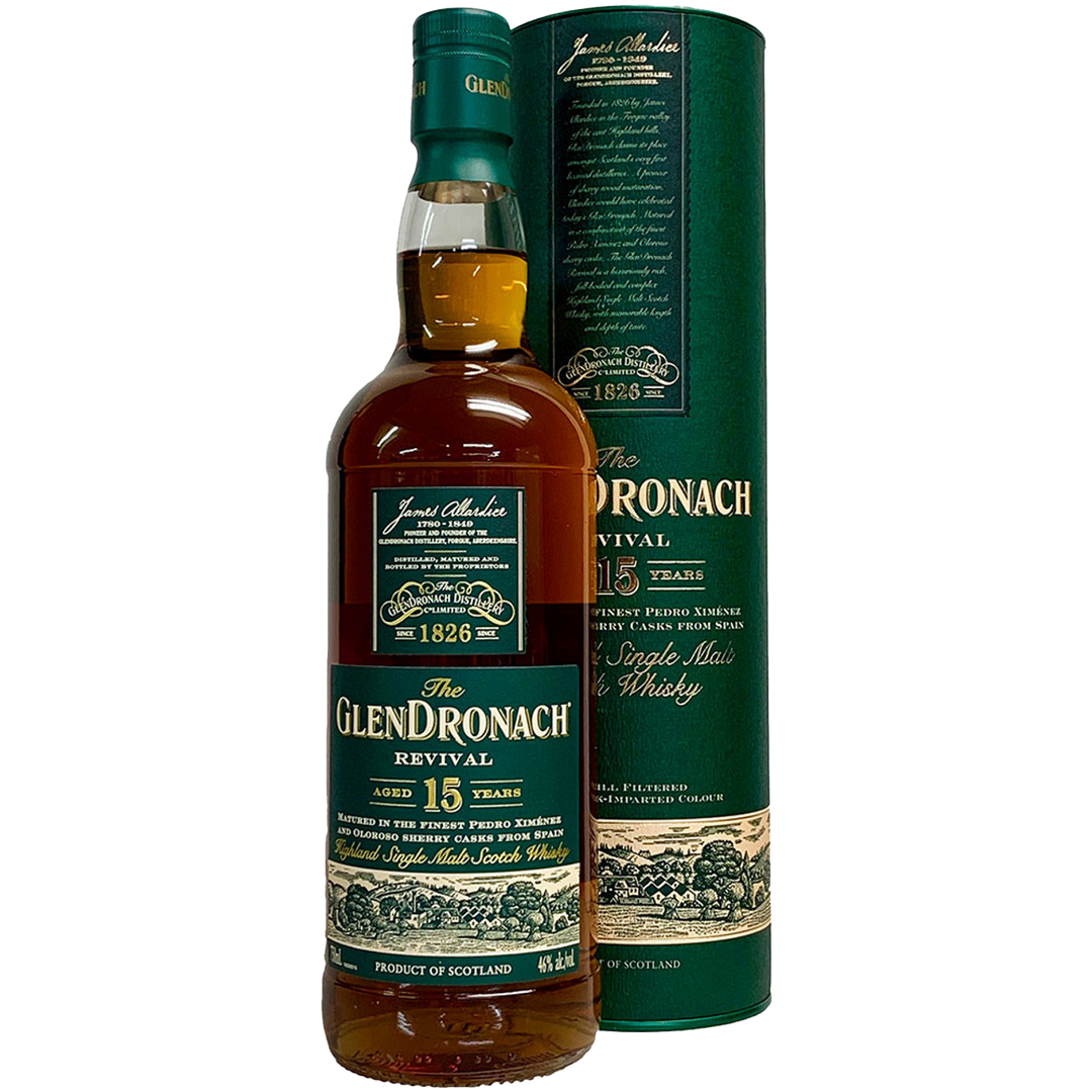 The GlenDronach 15 Year Old Revival Highland Single Malt Scotch Whisky