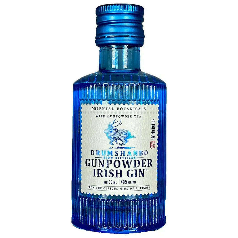 DRUMSHANBO GUNPOWDER GIN 12 x 50ml | Mini Alcohol Bottles:Bourbon Central