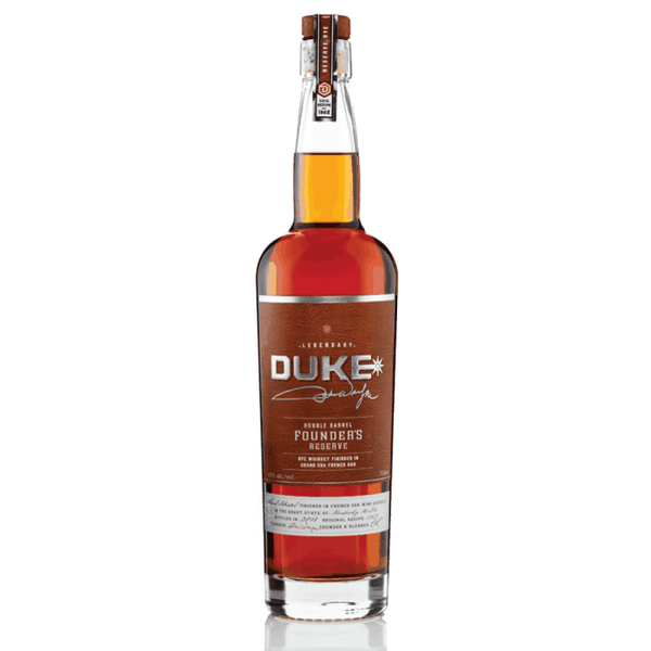 Duke Bourbon Double Barrel Rye Founder's Reserve Whiskey