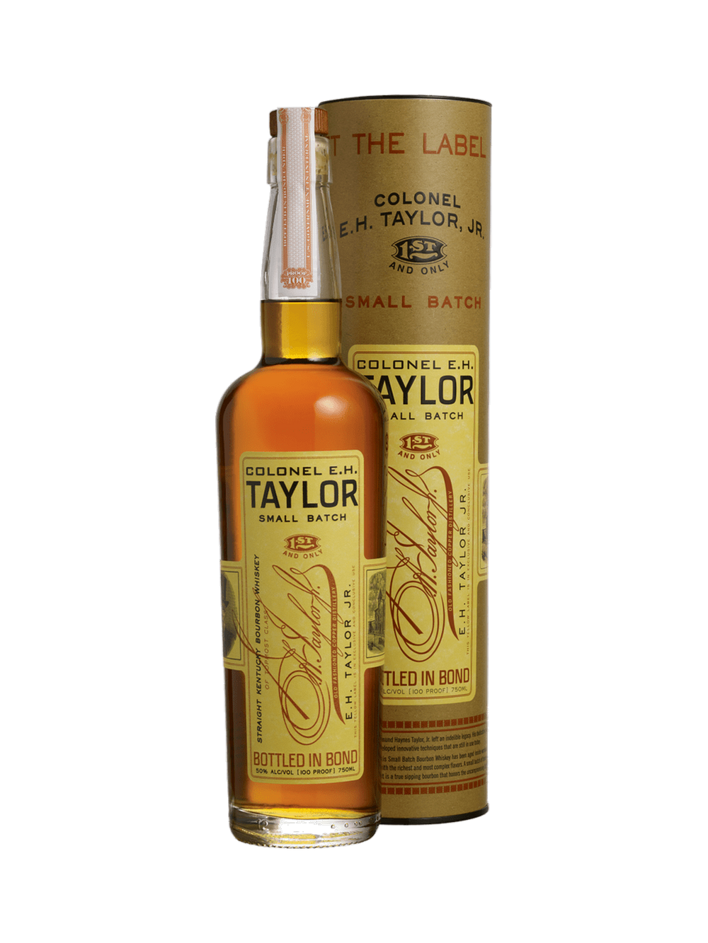 Colonel E.H. Taylor Small Batch Bourbon Whiskey, $94.99 — premium bourbon gift pick, normalized editorial product photo, Bourbon Central