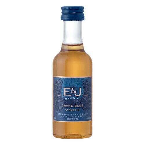 E & J Brandy VSOP 12 x 50ml | Mini Alcohol Bottles