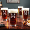 Etched Pint Glass Set - 4 Piece