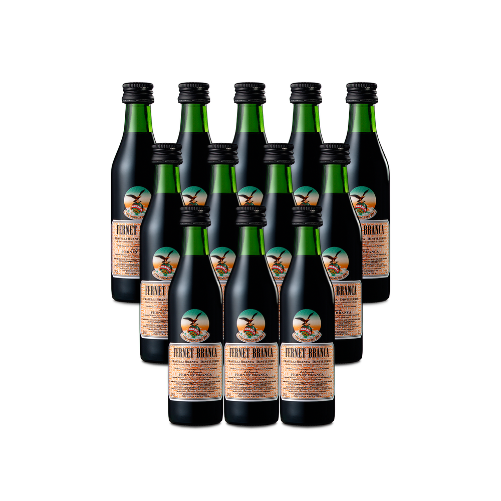 Fernet Branca 15 x 50ml | Mini Alcohol Bottles:Bourbon Central