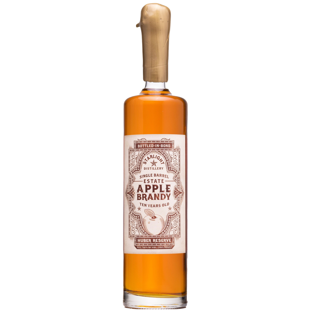 Starlight Distillery Estate Apple Brandy Huber Reserve Single Barrel Bottled In Bond 10 Year
