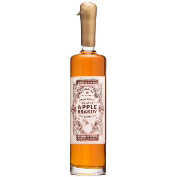 Starlight Distillery Estate Apple Brandy Huber Reserve Single Barrel Bottled In Bond 10 Year