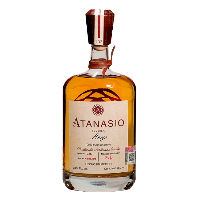 Tequila Atanasio Artesanal Anejo Tequila 100% Puro De Agave