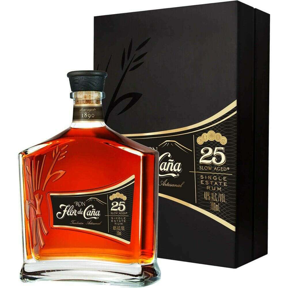 Flor De Caña 25 Year Single Estate Rum:Bourbon Central