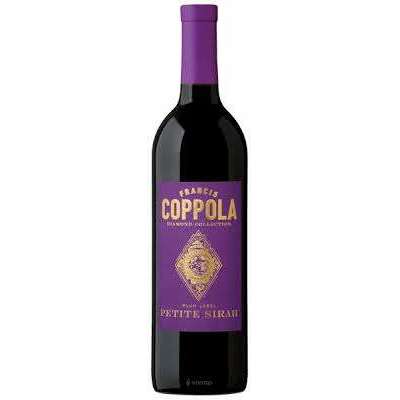 Francis Coppola Diamond Collection Petite Sirah Plum Label:Bourbon Central