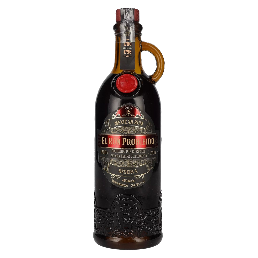 El Ron Prohibido 15 Years Old Solera Finest Blended Gran Reserva Mexican Rum