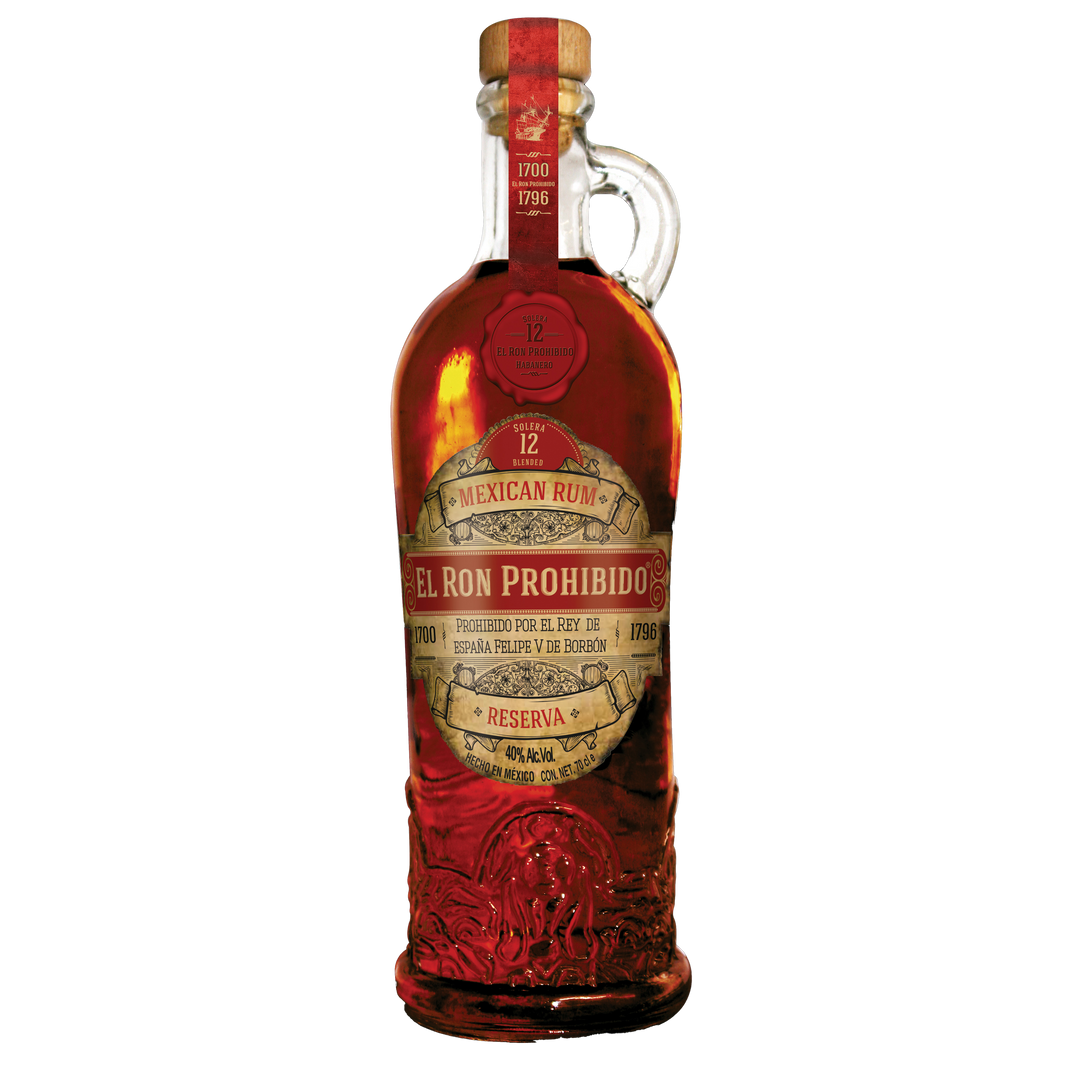 El Ron Prohibido 12 Years Old Solera Blended Reserva Mexican Rum