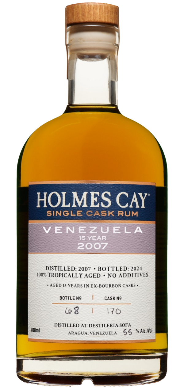 Holmes Cay 15 Years Old 2007 In Ex-Bourbon Cask Single Cask Rum