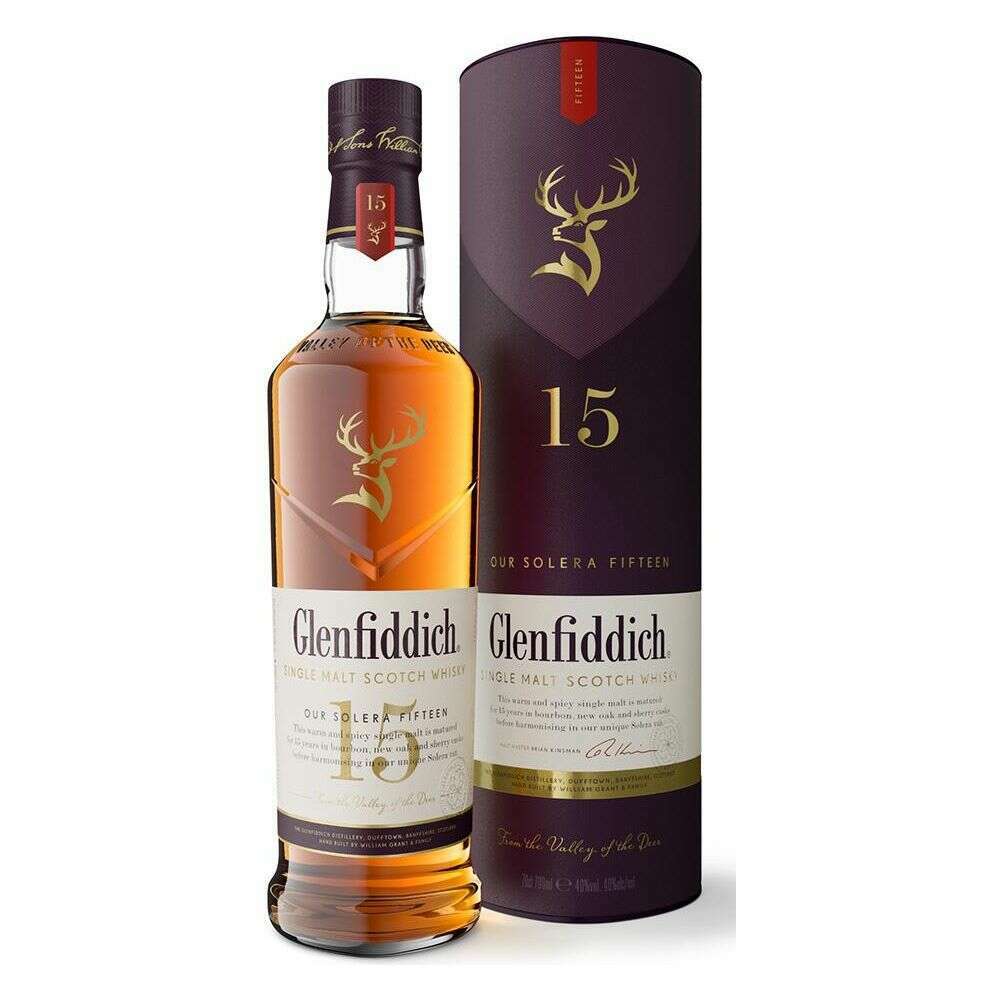 Glenfiddich 15 Year Unique Solera Reserve Single Malt Scotch:Bourbon Central