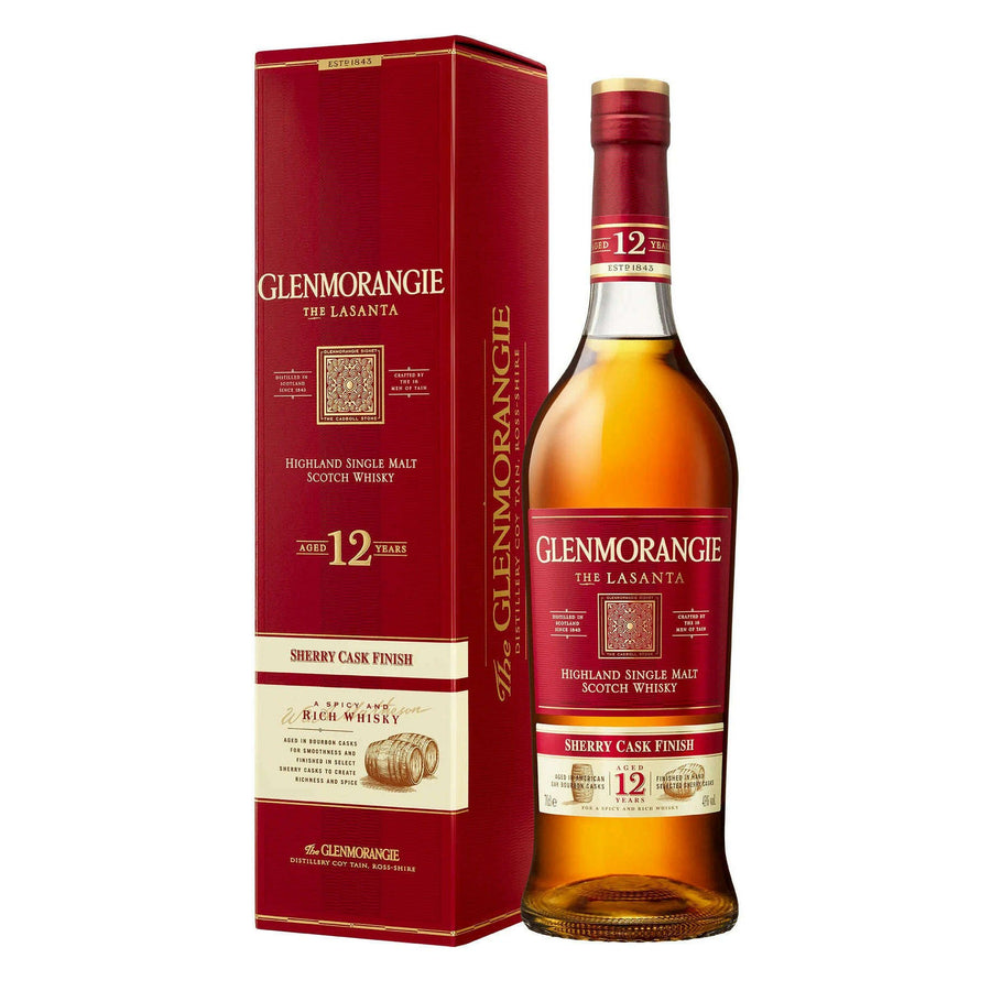 Glenmorangie 12 Yr. Scotch Single Malt Sherry Wood - Bourbon Central