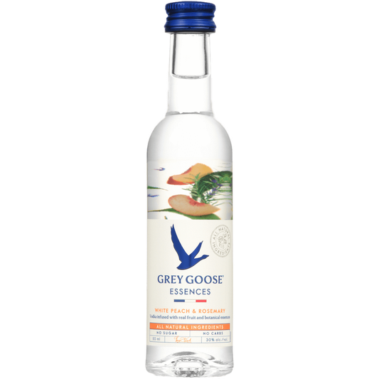 Grey Goose White Peach & Rosemary 12 x 50ml | Mini Alcohol Bottles:Bourbon Central