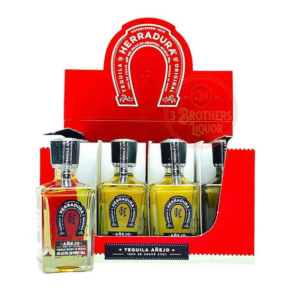 Herradura Anejo Tequila 12 x 50ml | Mini Alcohol Bottles