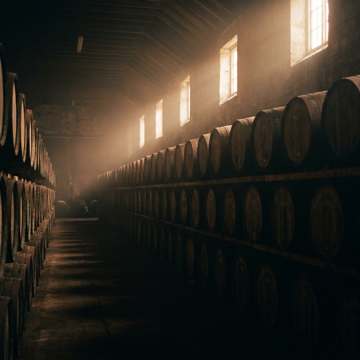 Scotch whisky aging warehouse