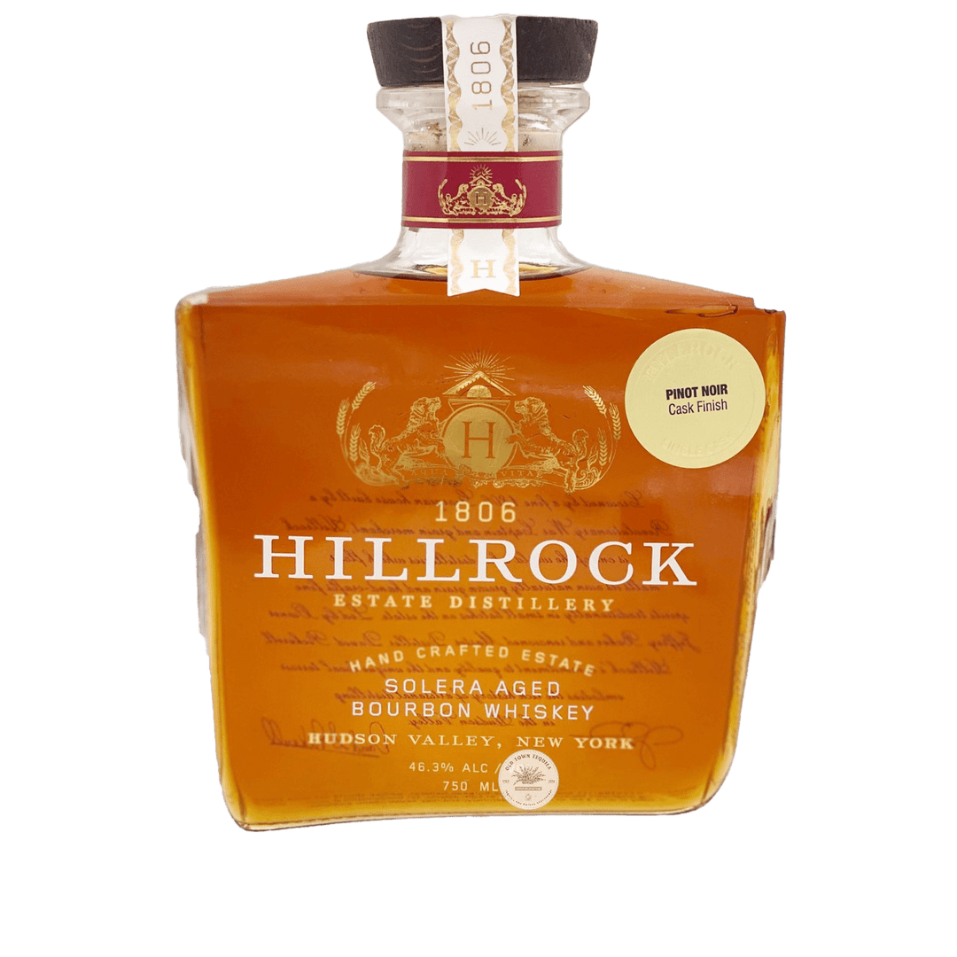 Hillrock Pinot Noir Finished Solera Aged Bourbon Whiskey - Bourbon Central