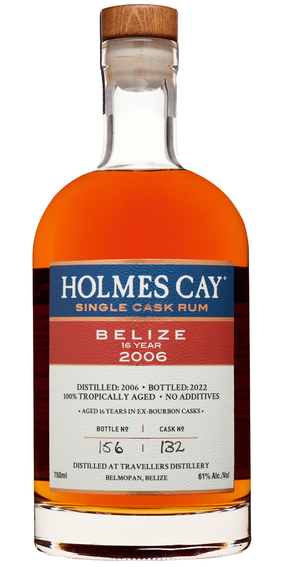 Holmes Cay Single Cask Rum 16 Years Old 2006 Belize Rum