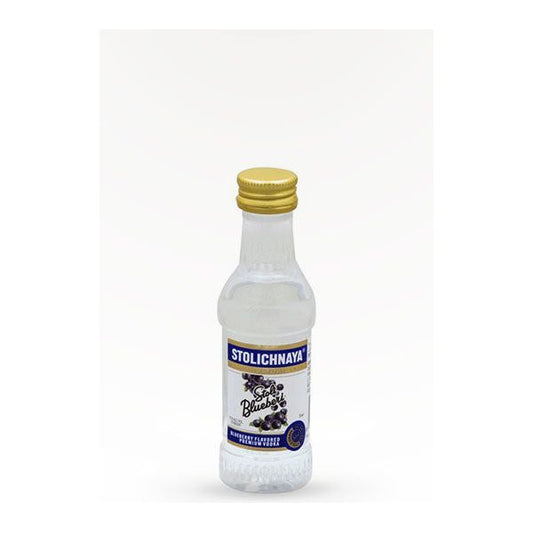 Stolichnaya Blueberry 12 x 50ml | Mini Alcohol Bottles:Bourbon Central