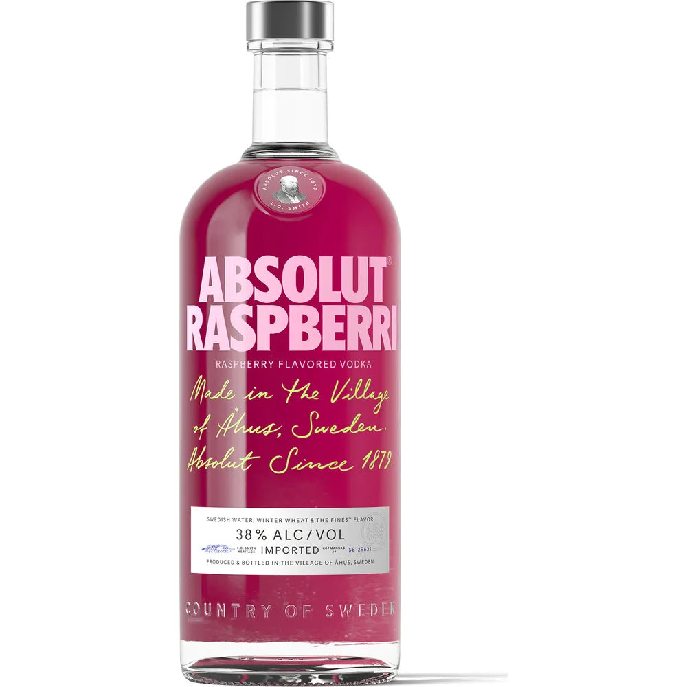 Absolut Raspberri Vodka 750ml:Bourbon Central