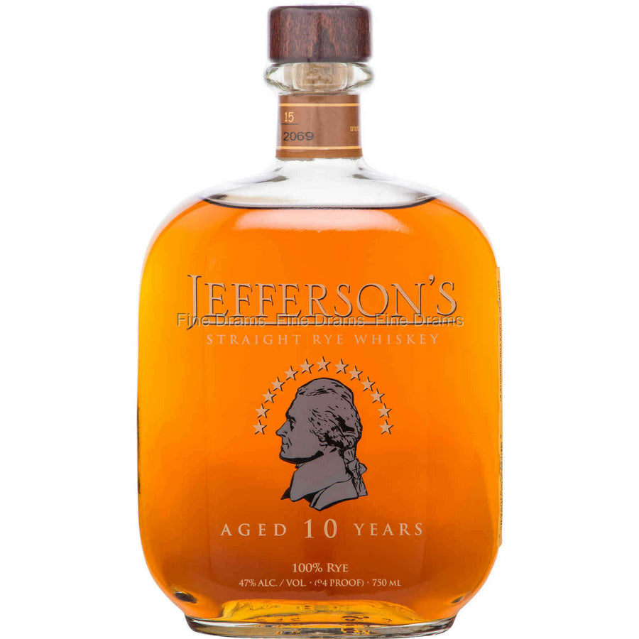 Jeffersons Staright Rye Whiskey 10 Yr:Bourbon Central