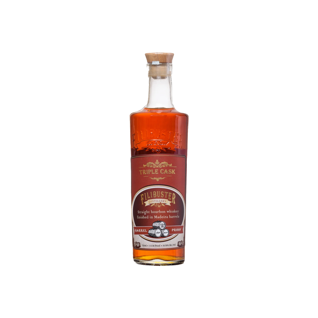 Filibuster Triple Cask Bourbon Apple Brandy Barrel Finish