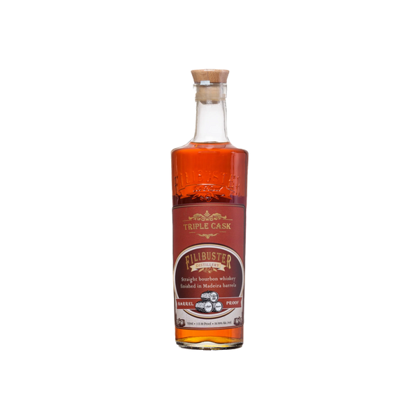 Filibuster Triple Cask Bourbon Apple Brandy Barrel Finish